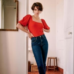 Sezane Alessia Knit Top